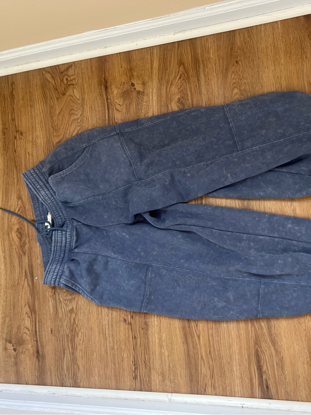 Pink Republic Washed Navy Jogger Track Pants